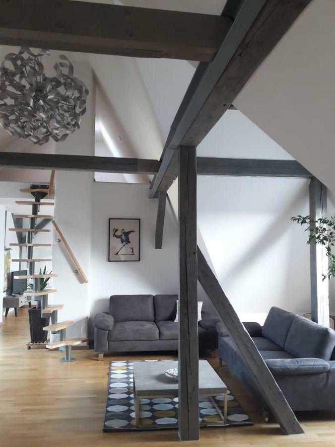 Fair Messe Rooftop Loft In Nuernberg Bagian luar foto